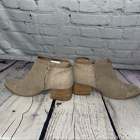 TOMS Loren Taupe Gray booties size 10 - Picture 10 of 10